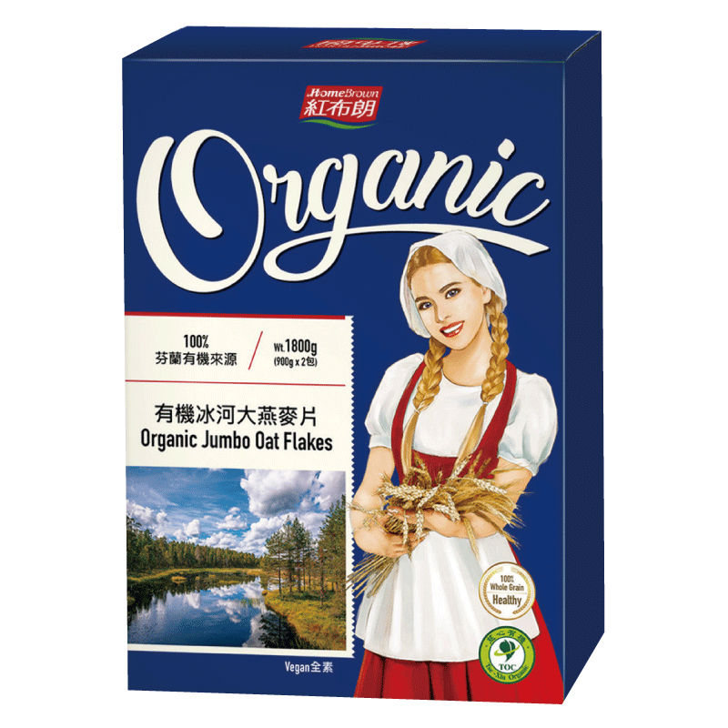 HOME BROWN Organic Jumbo Oat Flake, , large