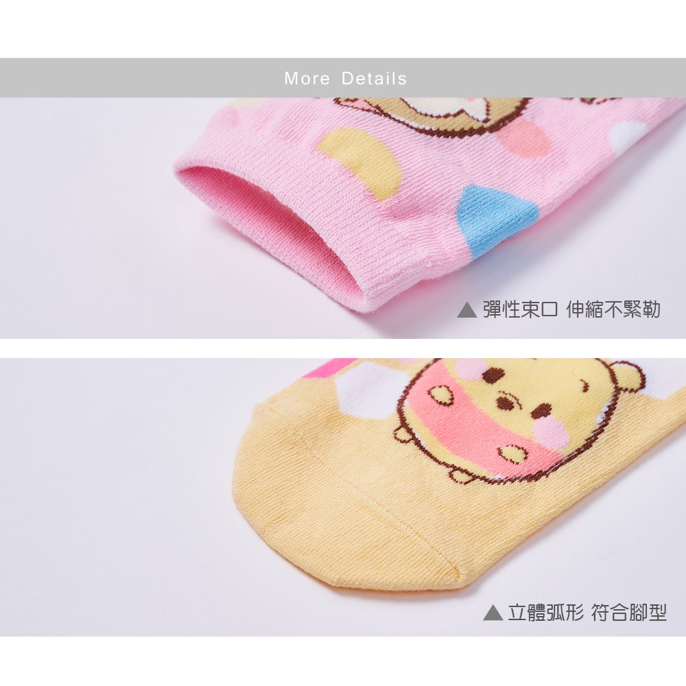 (多款)Disney 迪士尼 ufufy短襪【旺達棉品】UF-A501, , large