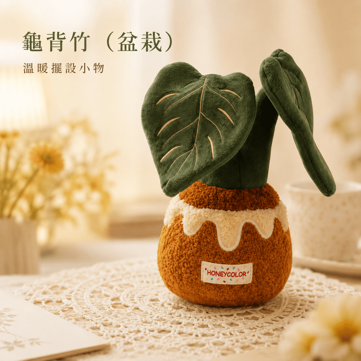 【際洋文化】象皮兔 龜背竹（盆栽）, , large