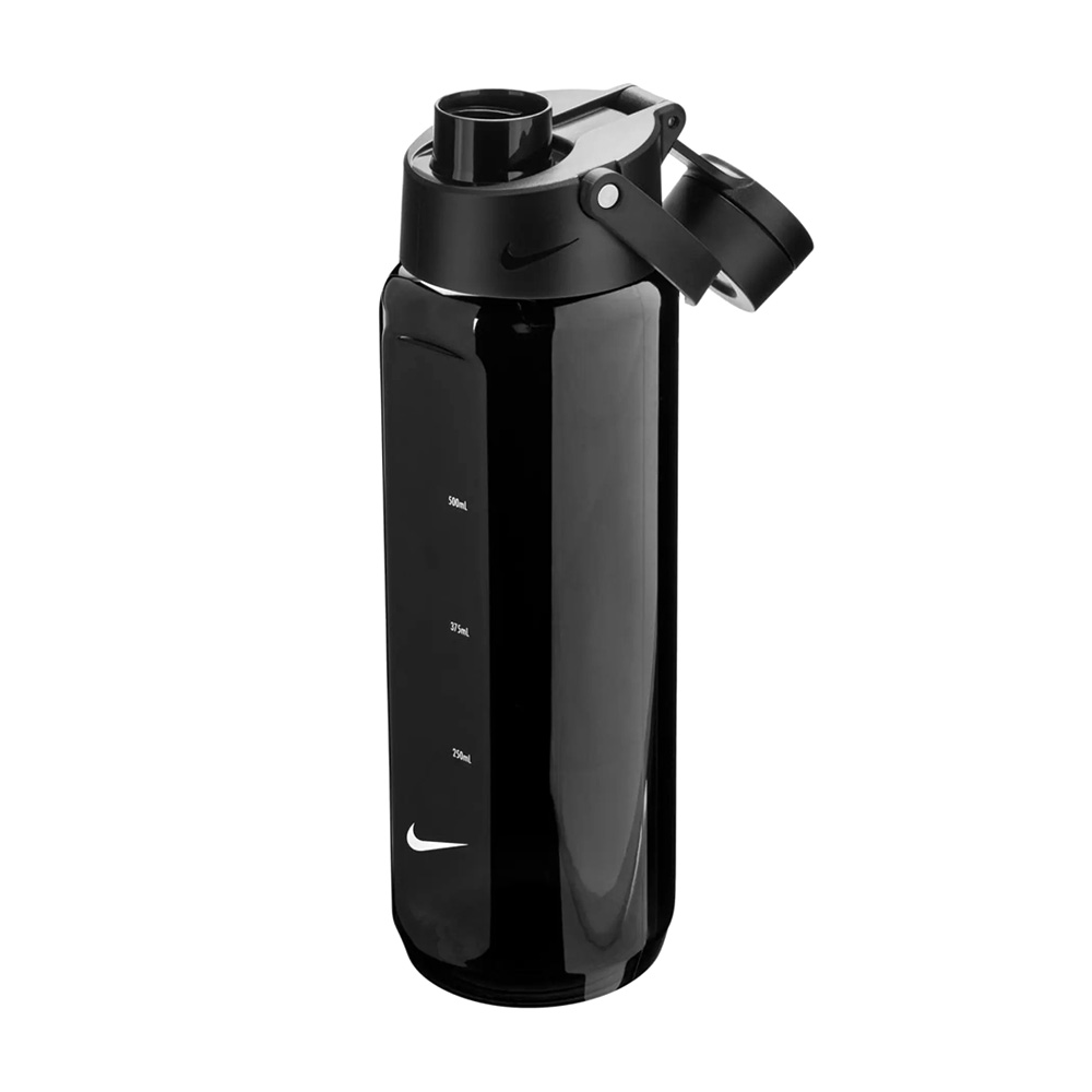 NIKE TR RECHARGE 大口徑水壺 GRAPHIC 24OZ/700ml 運動水壺 好拿握 防漏 可機洗 N100432004424黑, 黑, large