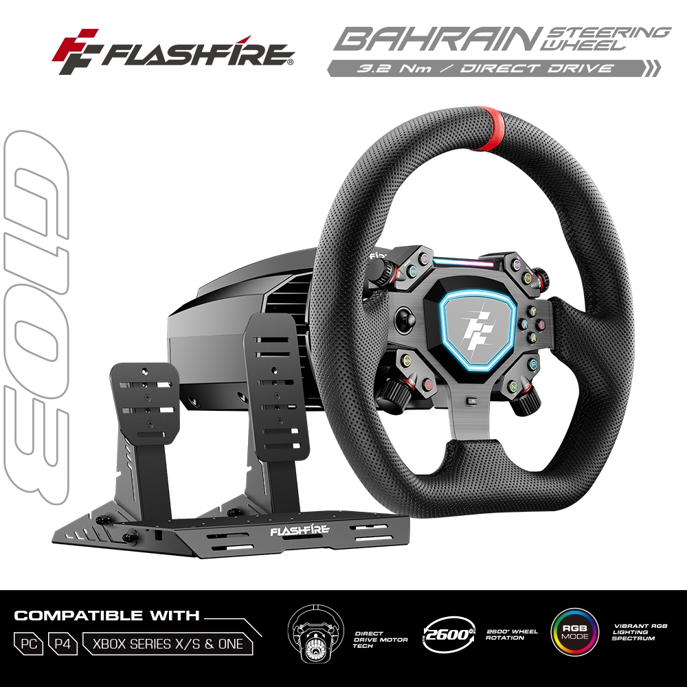 【FlashFire】BAHRAIN 3.2 Nm 直驅方向盤組, , large