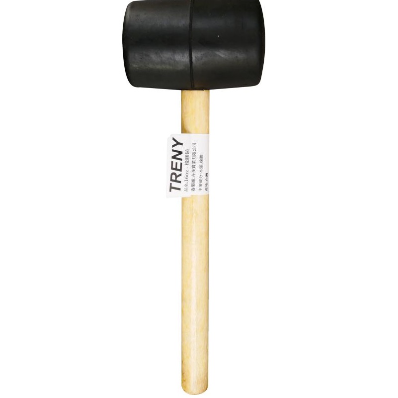 16oz rubber hammer, , large