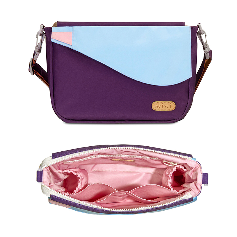 Eco-friendly Crossbody bag & tote bag Two-in-one, Reversible yoyo bag (Ballet slippers), , large