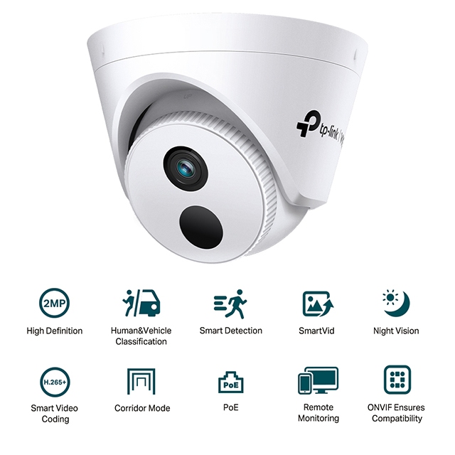 TP-LINK 昌運監視器組合 VIGI NVR1004H-4P 4路主機+VIGI C420I 2MP網路攝影機*4, , large
