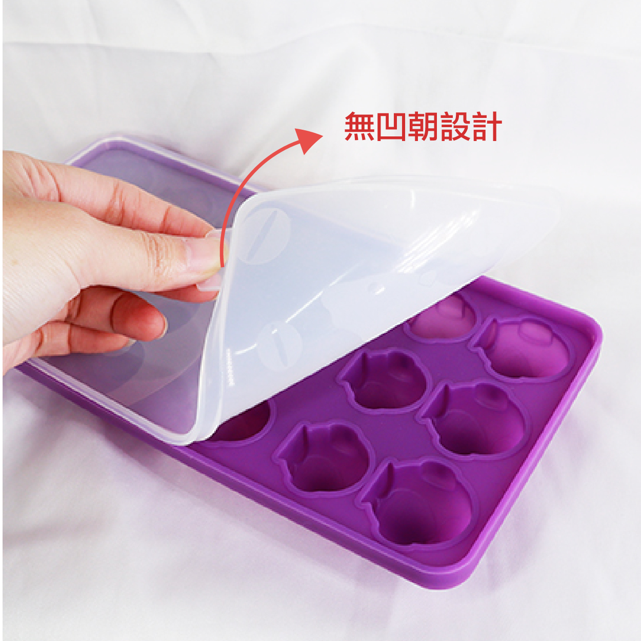 【韓國 Baby Joy】鉑金矽膠造型製冰盒1入 (企鵝/北極熊) 冰磚. 果凍.點心.巧克力.餅乾, , large