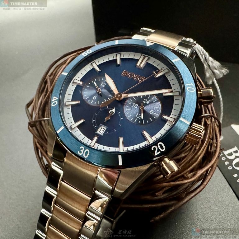 [TIMEMASTER] BOSS watch, 46mm, HB1513937, , large