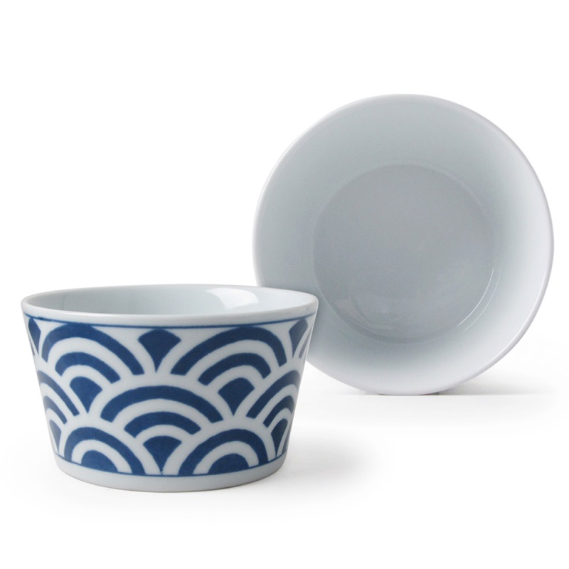 [豐名日本餐具] 4.0"輕量缽 青海波 有田燒 / C04BB0-342-BB, , large