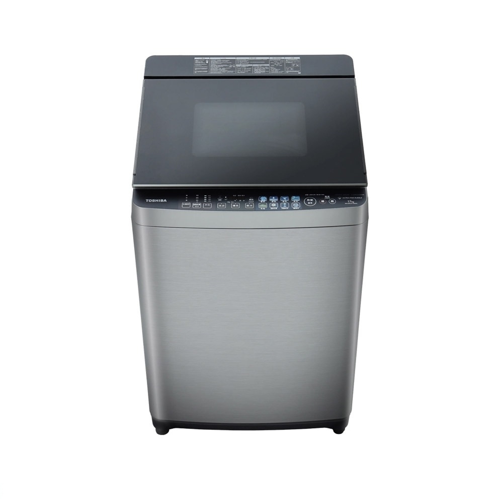[家庭行銷顧問] TOSHIBA 17公斤旗艦直立式鍍膜奈米泡洗衣機AW-DMUH17WATA, , large
