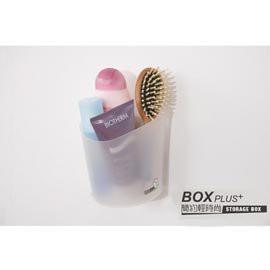 GS MALL 台灣製造 黏掛型文具收納盒 文具盒 小物盒 筆盒 筆筒 文具收納 黏掛盒 壁掛盒 收納盒 鉛筆盒, , large