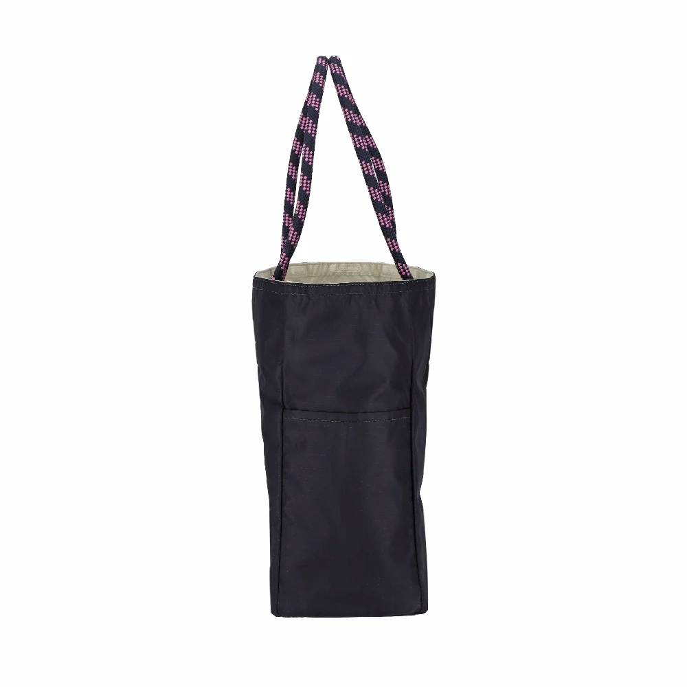 Lesportsac Medium Two-Way Tote 雙面托特包 購物袋 手提袋 便當袋 送禮 禮物 推薦(米白墨黑雙色), , large