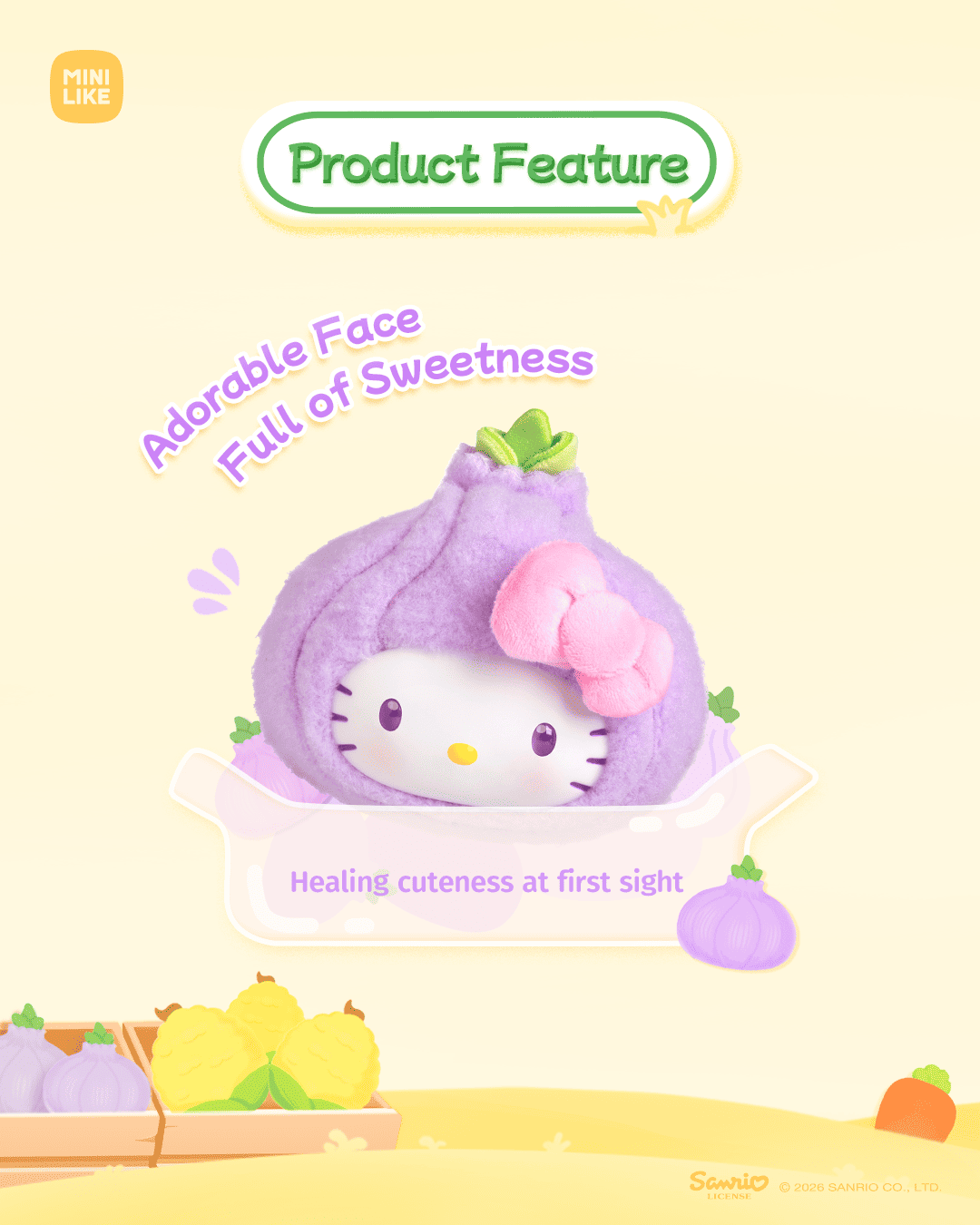 【際洋文化】Hello Kitty Style果蔬物語系列毛絨捏捏樂, , large