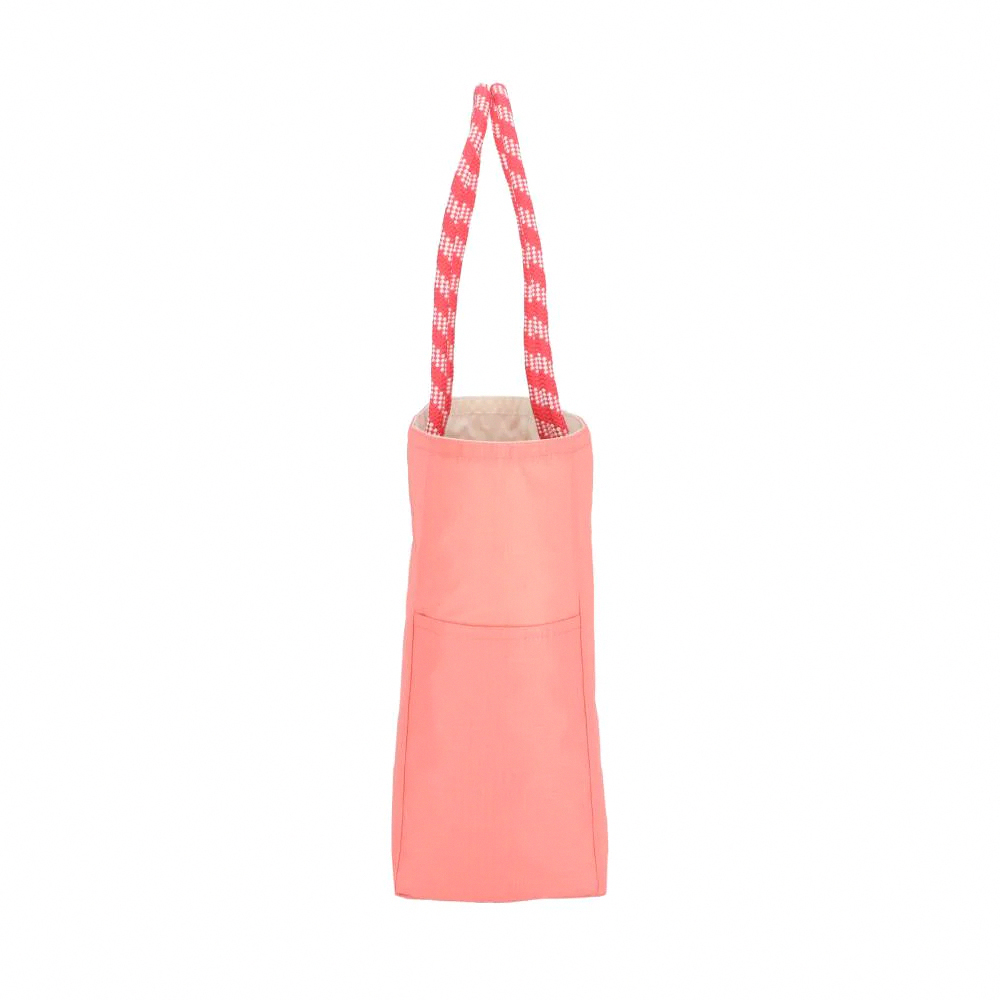 Lesportsac Medium Two-Way Tote 中型雙面托特包 購物袋 手提袋 便當袋 送禮 禮物(奶霜白x蜜桃橘)L261-1435P-FB17, , large