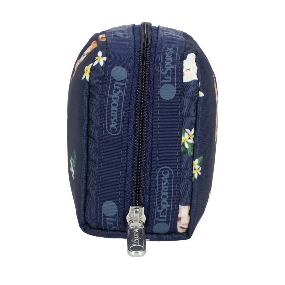 Lesportsac Rectangular Cosmetic 長形化妝包 盥洗包 收納包 女包(熱帶度假貓咪), , large