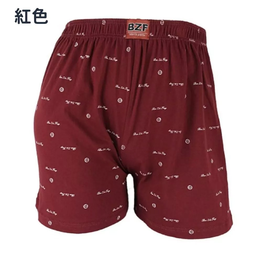 [凱美棉業] 隨機出色 精梳棉男士平口褲 四角褲 男內褲 M.L.XL.3L, , large