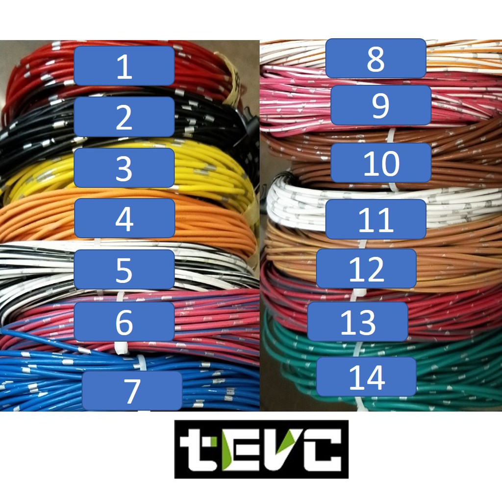 《tevc》1.25 mm&sup2; 德規 歐規 汽車花線 耐溫 車用 電線 AVSS 16AWG 花線 配線 機車 W002, 白/橙1公尺(買5公尺以上才出貨), large