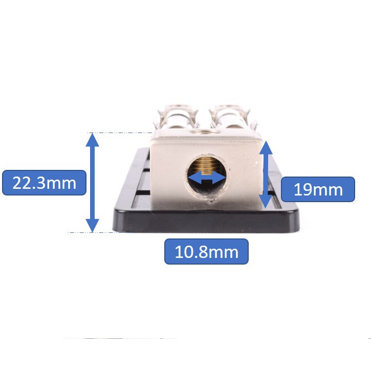 《tevc》音響改裝 專用一進二出，兩路保險絲座/熔絲型/60Ax2/AGU型, , large