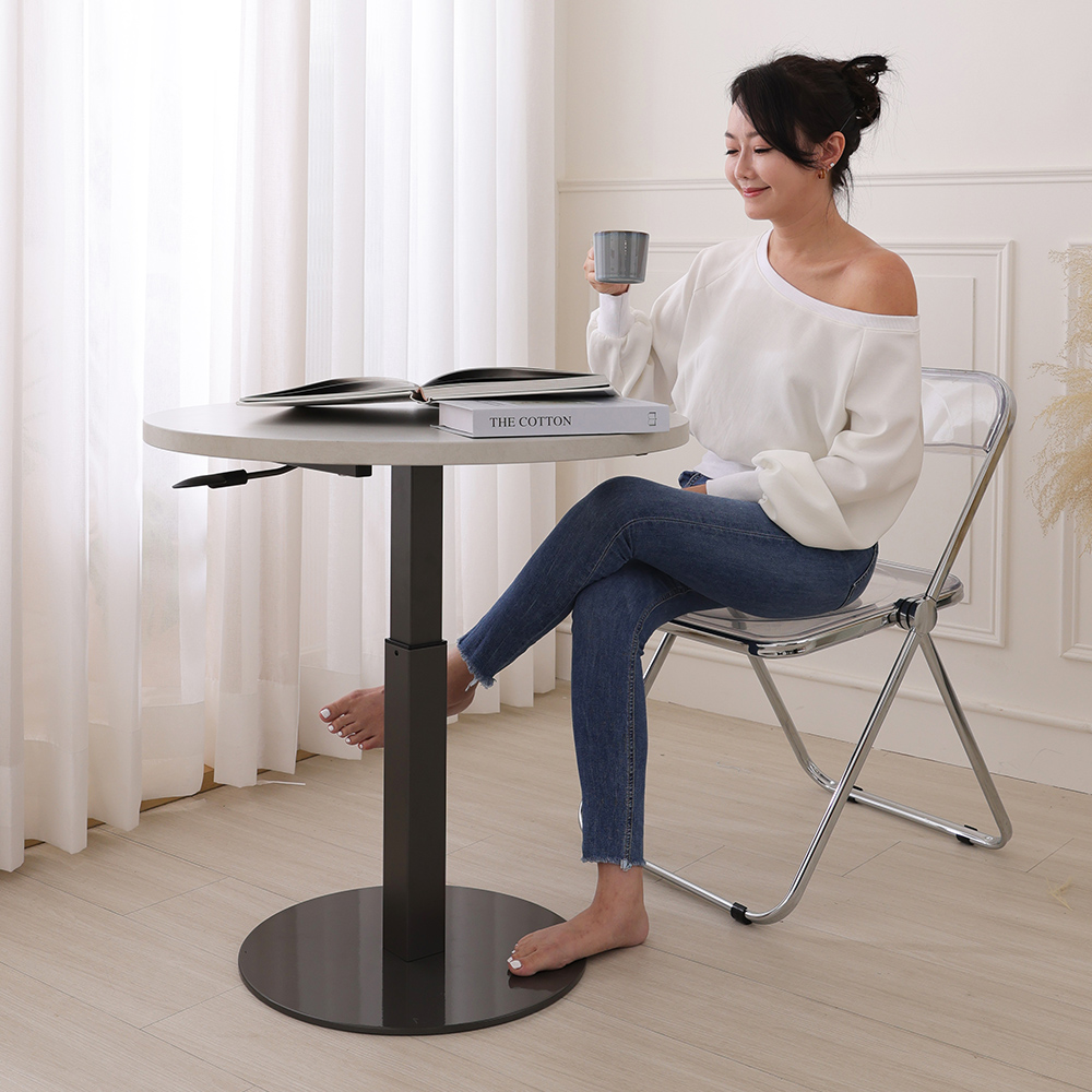 [KAKU] Pneumatic Height Adjustable Coffee Table, , large