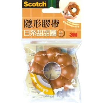 3M 810BD日系甜甜圈膠台(多色)巧克力, , large