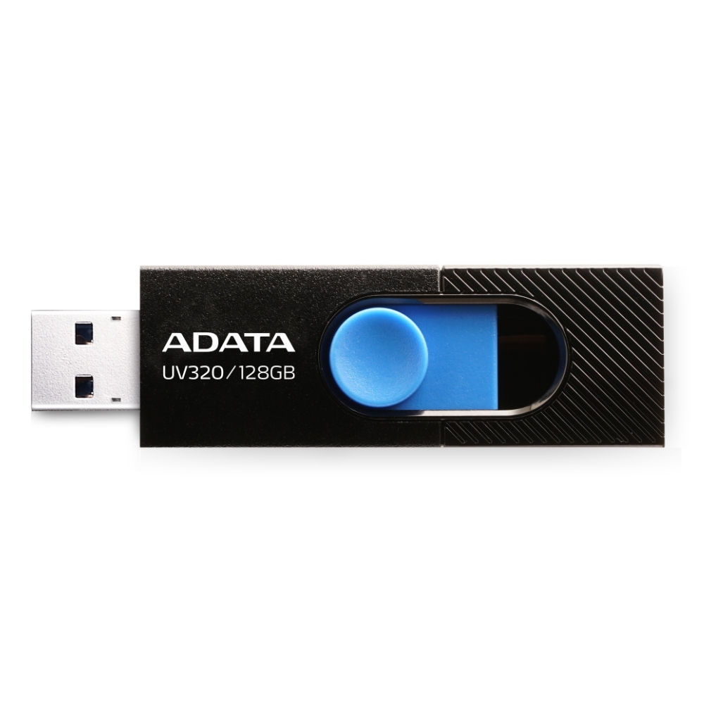 【ADATA 威剛】UV320 128G 黑色 USB 3.2 Gen 1 高速 隨身碟, , large