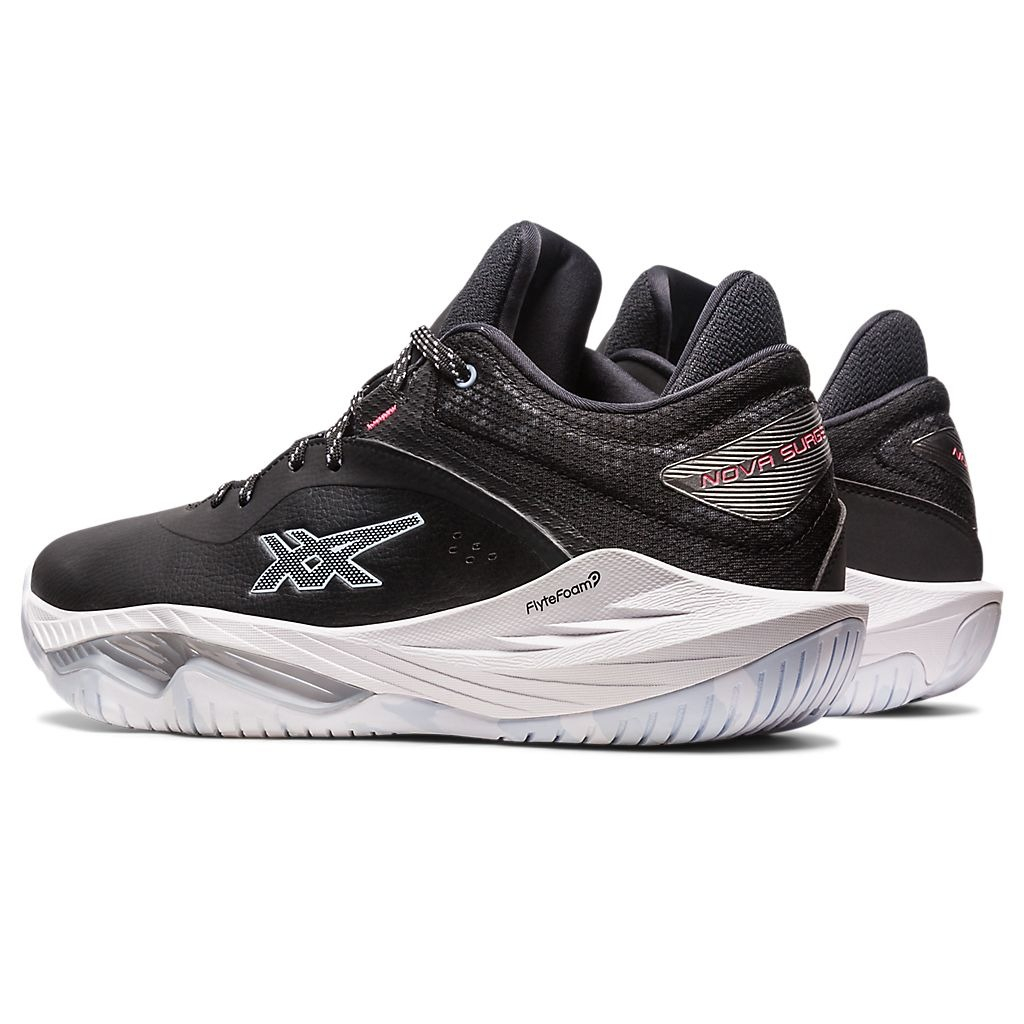 ASICS NOVA SURGE LOW 男籃球鞋 緩衝 彈跳型 耐磨 避震緩衝 1061A043 23SSO【樂買網】, 100 白綠,26.5cm, large