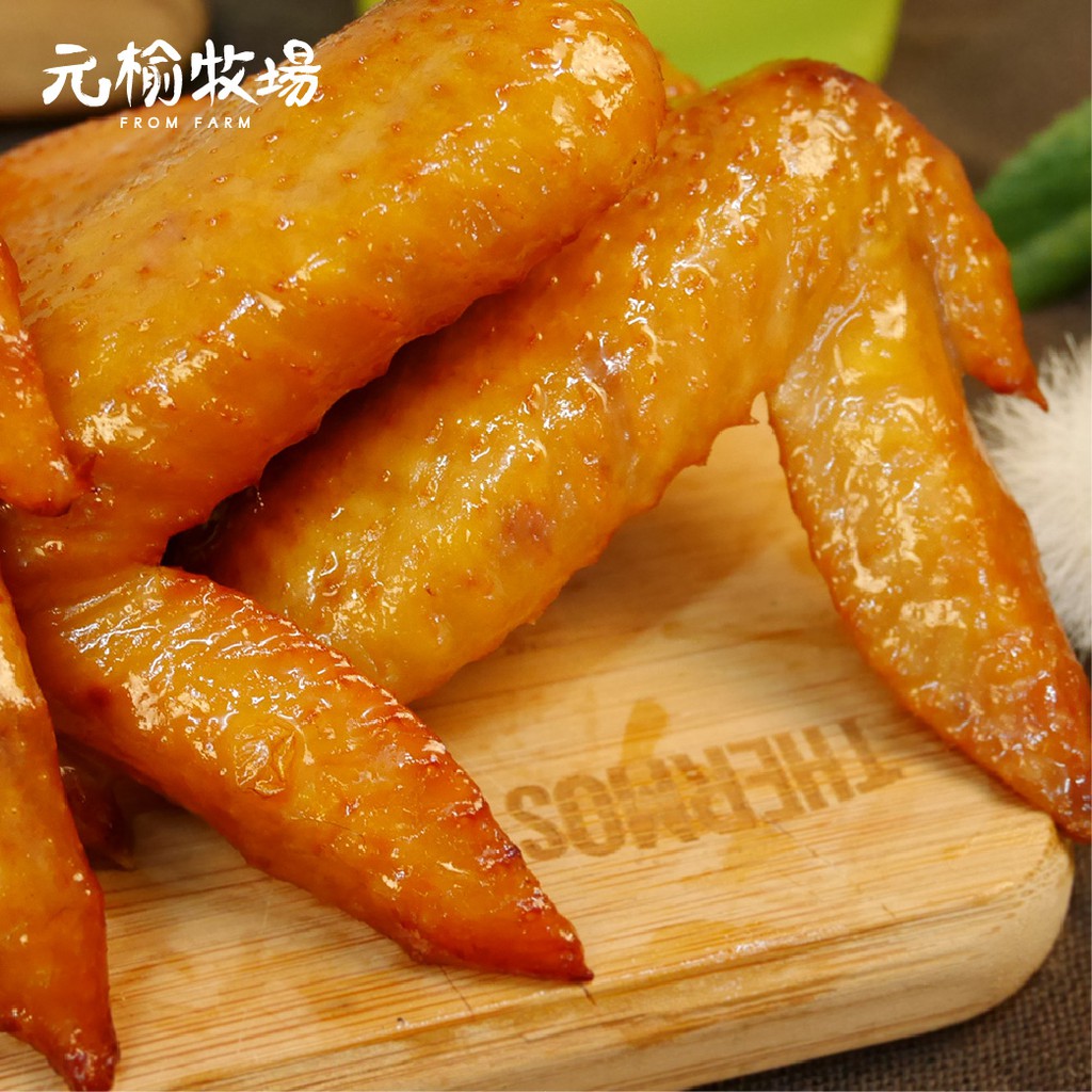 【元榆牧場】煙燻甘蔗雞雞翅300g, , large