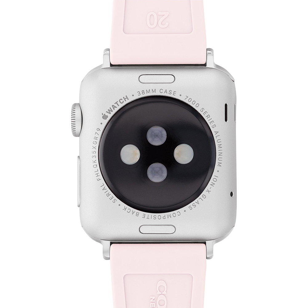COACH Apple Watch 淡粉花朵錶帶 38/40/41mm適用 矽膠錶帶 禮物 送禮(不含手錶) CO14700292, , large