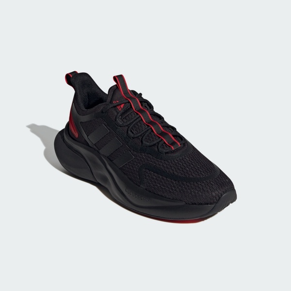 Adidas Alphabounce + 男 慢跑鞋 運動 路跑 緩震 透氣 跑鞋 愛迪達 黑紅 [ID8624], , large