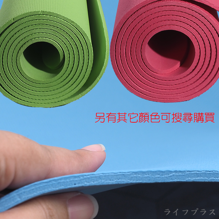 格紋素色瑜珈墊-61x173cm--2入, , large