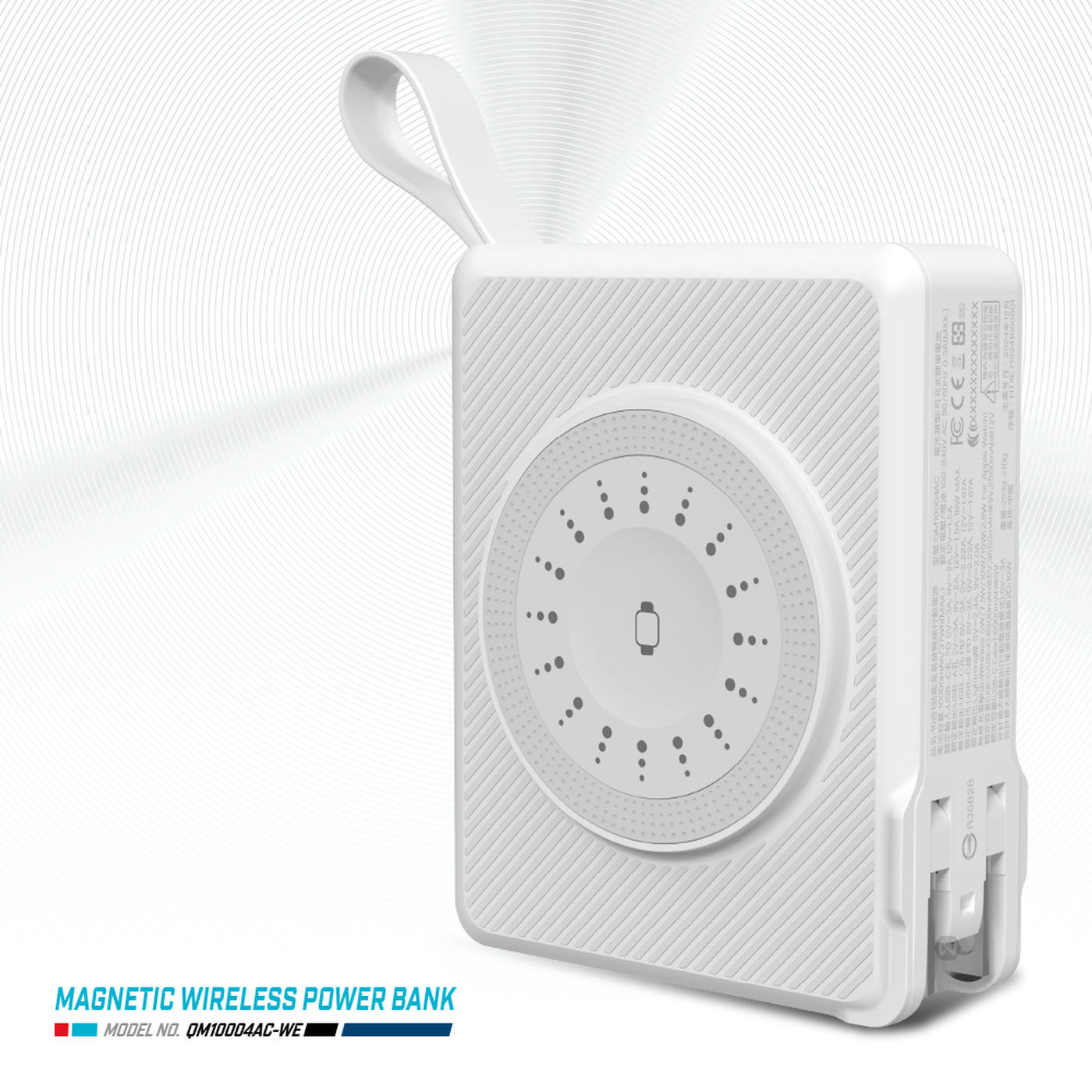 ENERGIZER 勁量 10in1 勁能充 易捷 無線行動電源 10000mAh QM10004AC 白色 總代理公司貨, , large