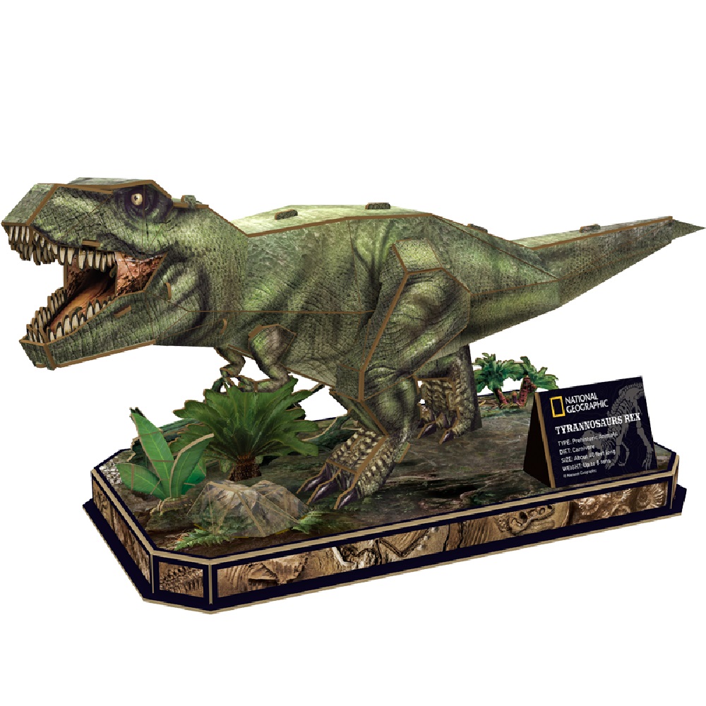  [Brick Republic]CubicFun NatGeo 3D Dino &ndash; T-Rex (3D Puzzle), , large