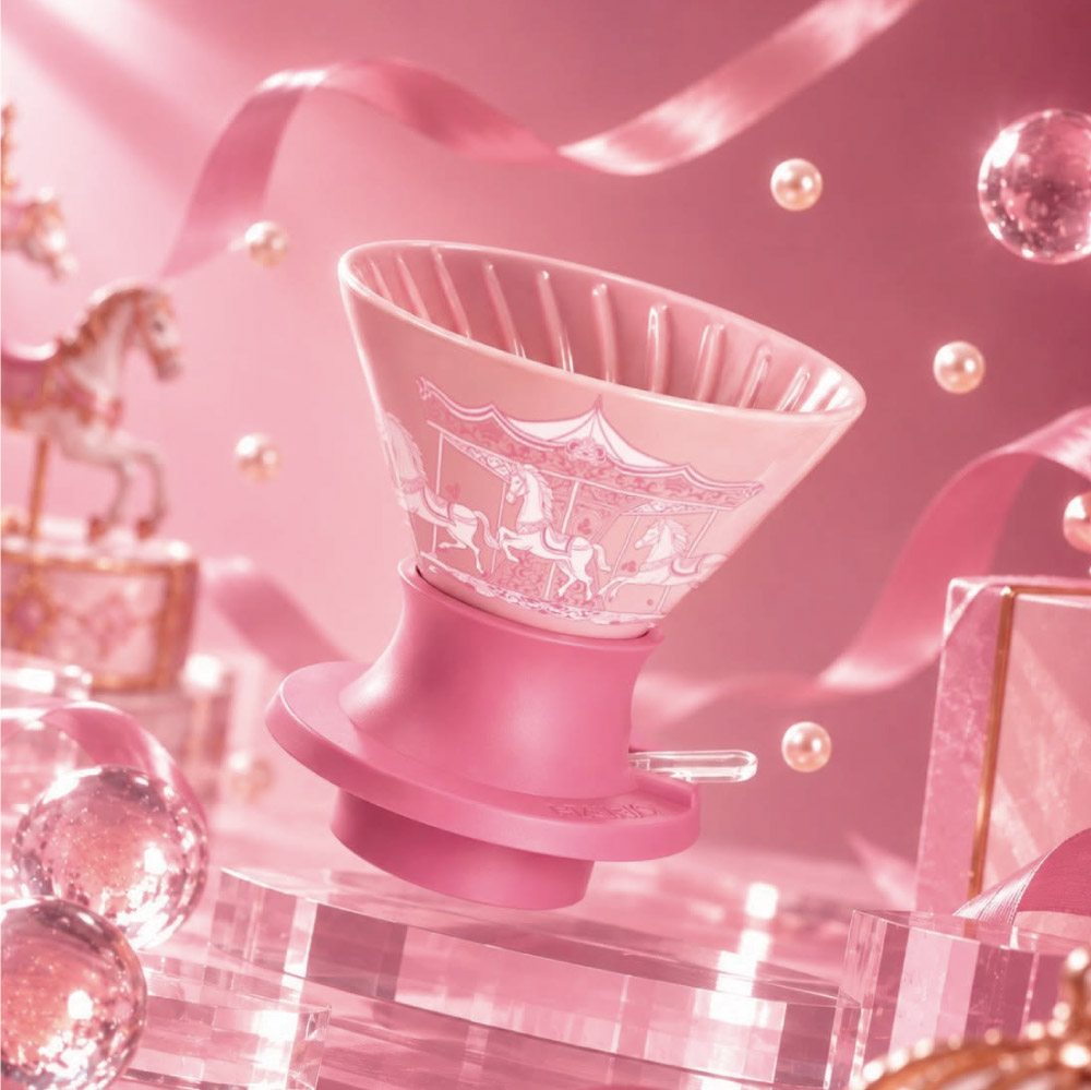 【HARIO】Switch浸漬式濾杯-旋轉木馬/200ml/SSDC-200-HRS, , large