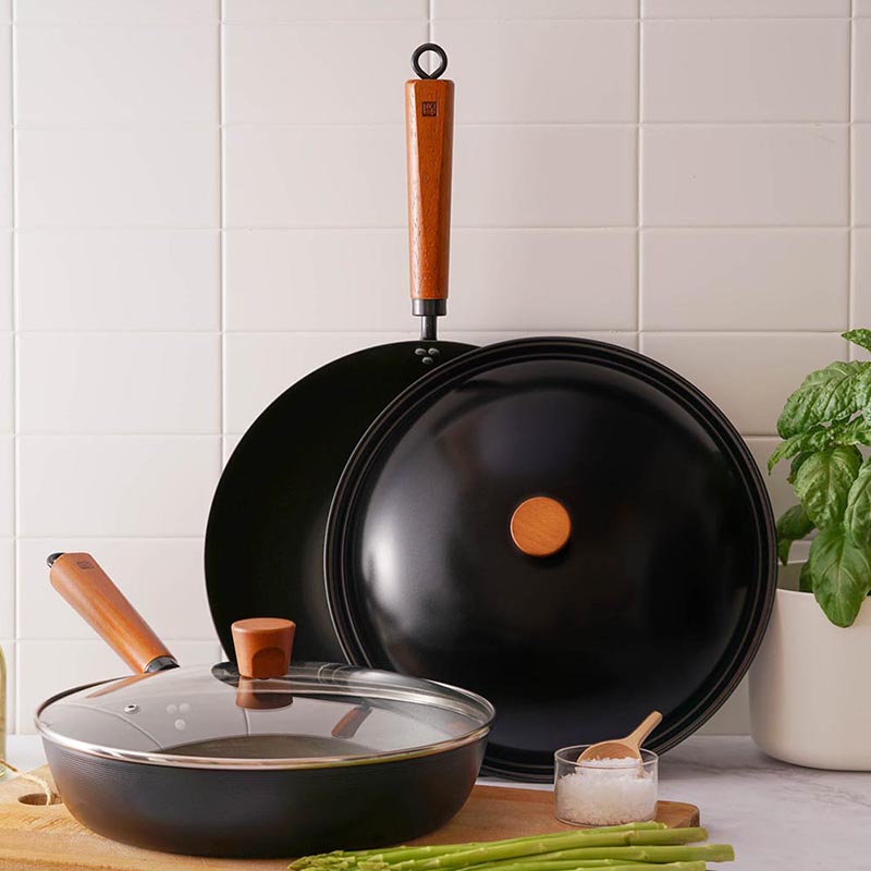 JIA Companion, Carbonization Steel Wok 36cm, , large