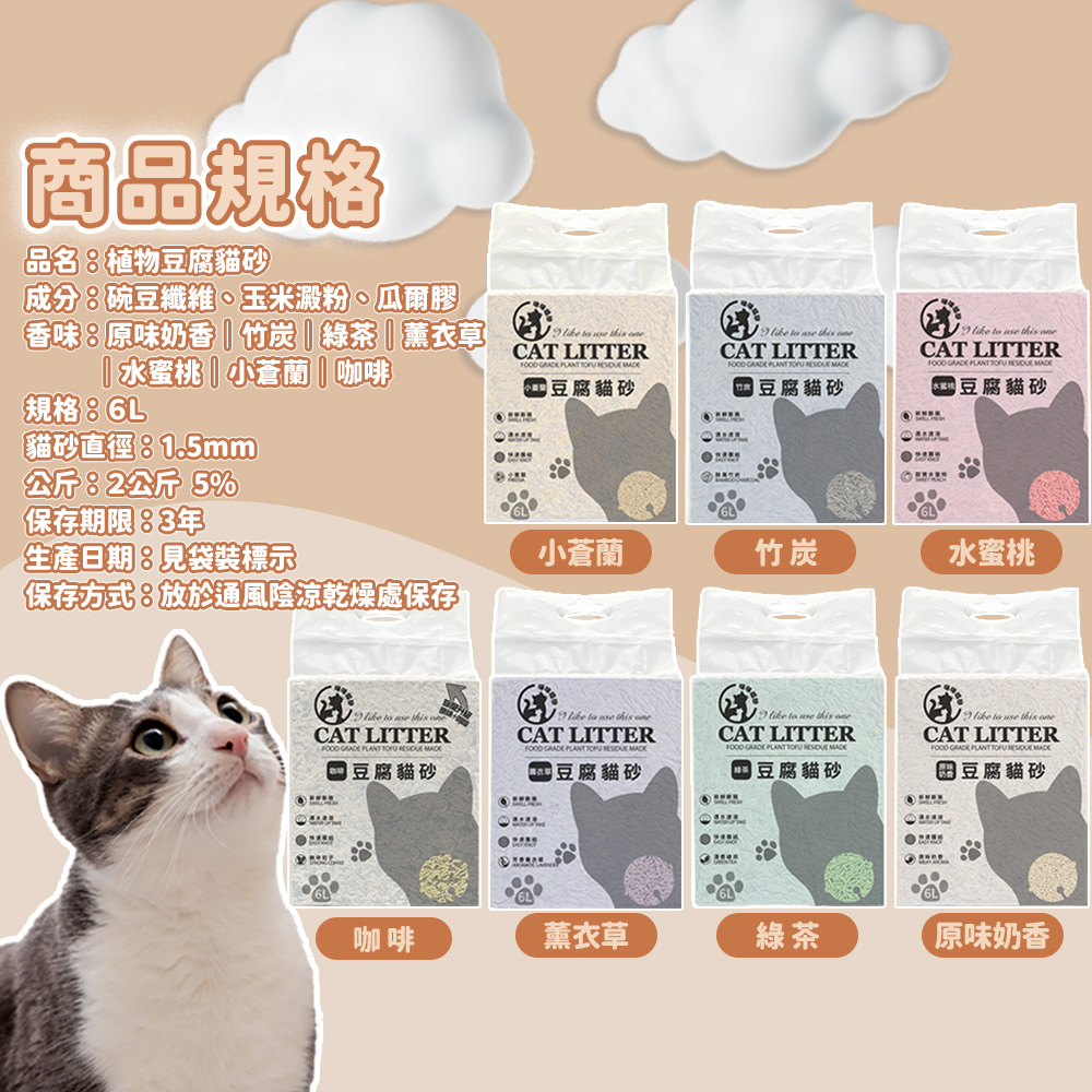 Mimi Shopping Tofu cat litter, , large