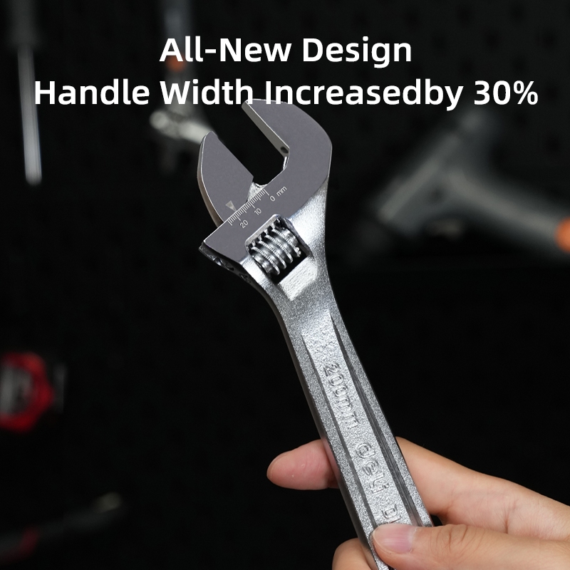 【得力工具 deli tools】活動扳手 #SLIVER-8"活動扳手 (200mm), , large
