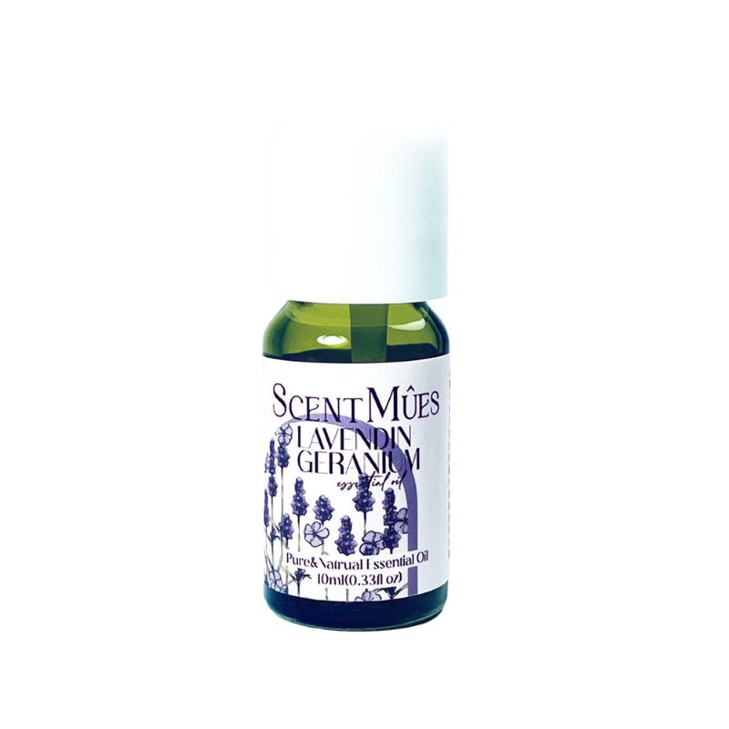 【ScentM&ucirc;es森繆斯】光影系列 薰衣草天竺葵純精油 10ml (優雅清新花香), , large