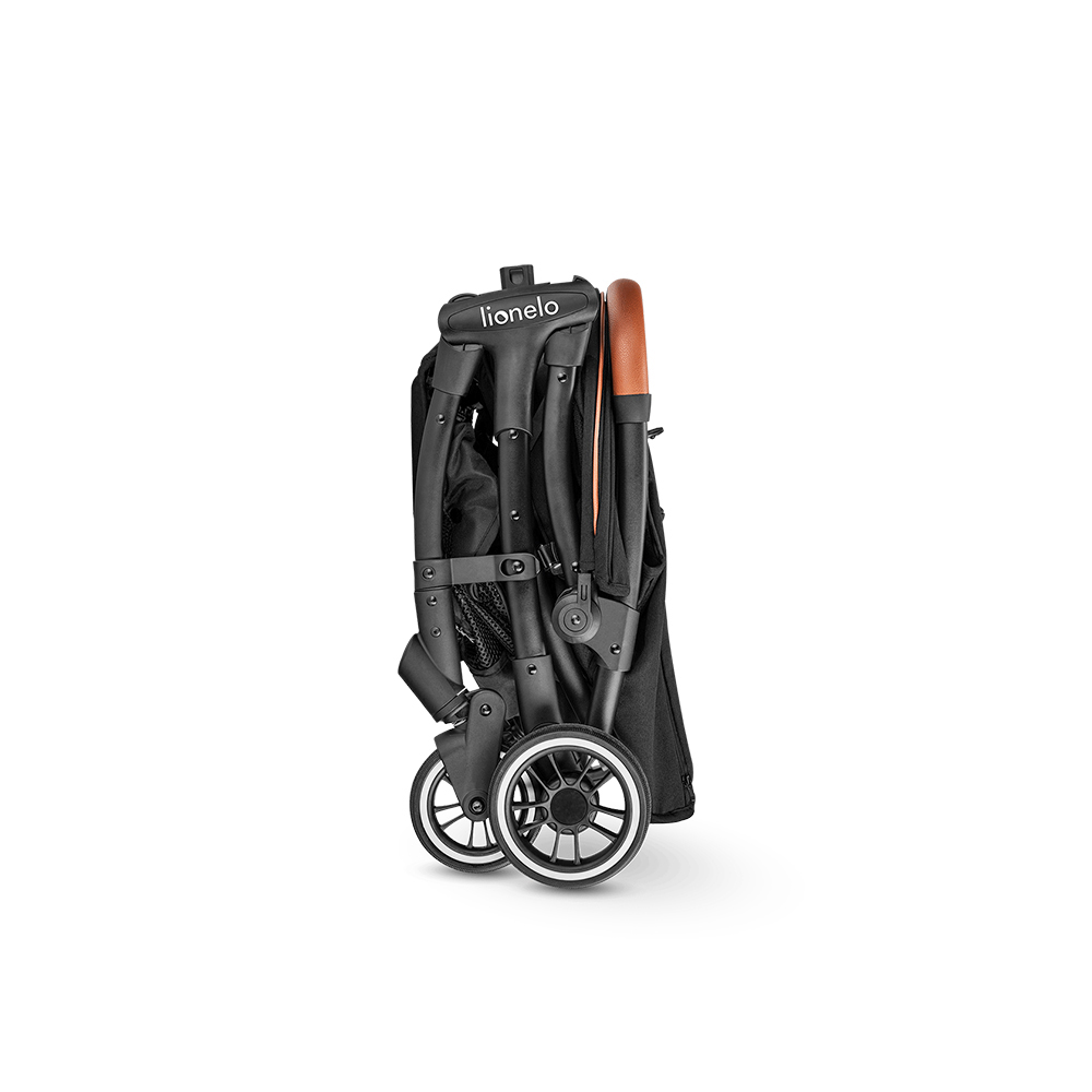 【Lionelo】瞬收型全配嬰幼兒手推車 Julie One 伯爵黑 (可登機 可平躺 單向推車), , large