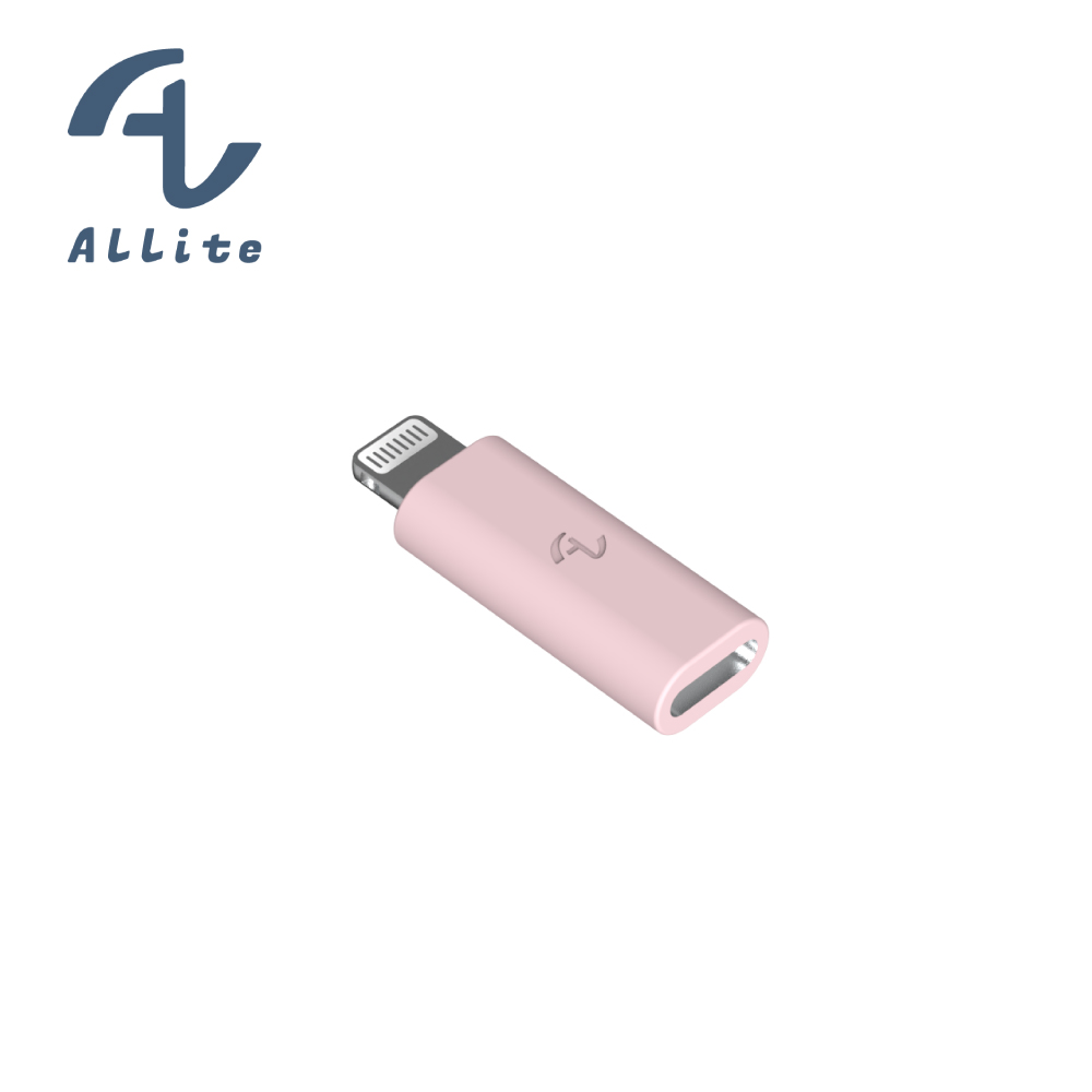 [萬摩科技]Allite USB C to Lightning 轉接頭 寶寶粉, , large