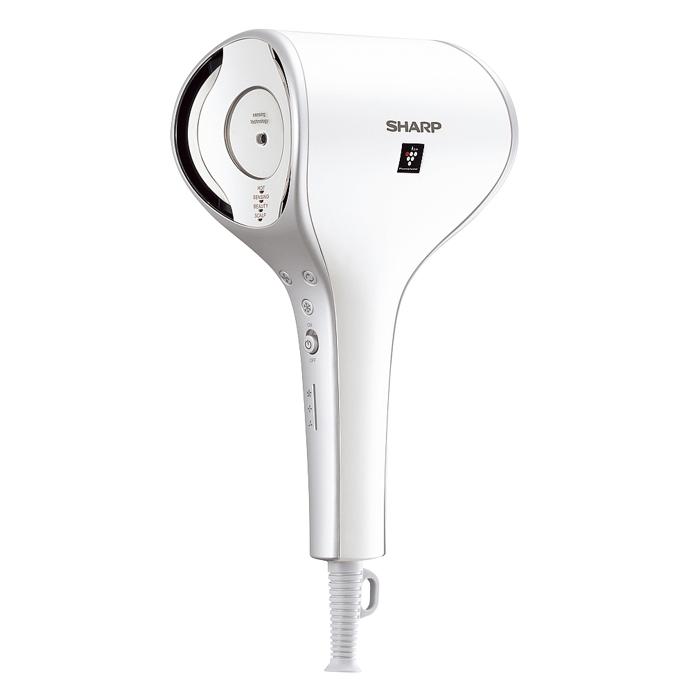 SHARP 夏普 雙氣流智慧吹風機 珍珠白 IB-WX1T-W, , large