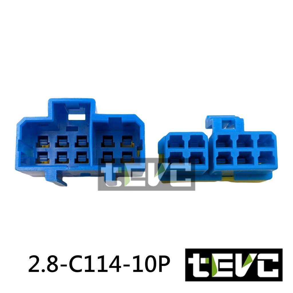 《tevc》2.8 C114 10P 接頭Nissan cabstar atlas 音響 貨車 霧燈 故障燈, , large
