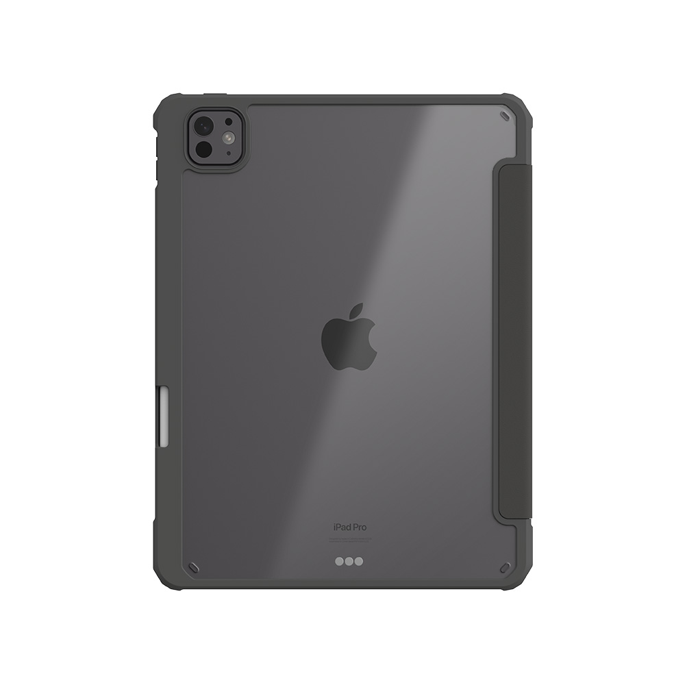 【HIPPORIZZ】iPad Pro 11吋 (2024/2025) Origo 晶透筆槽防摔殼 深灰色, , large