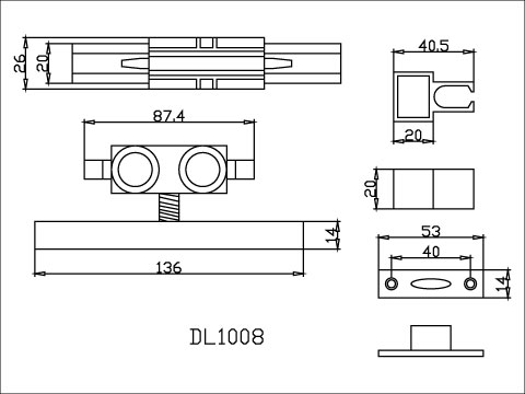 SLIDING DOOR MECHANISM, , large