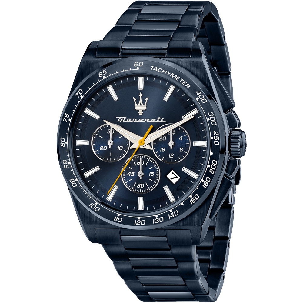 MASERATI 瑪莎拉蒂 Velocit&agrave;系列 三眼計時手錶 送禮推薦-43mm R8873652008, , large