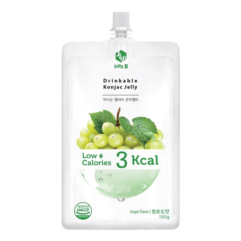 JELLY B KONJAC JELLY-GREEN GRAPE, , large