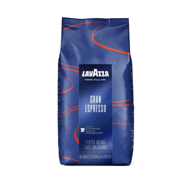 【LAVAZZA】 Gran Espresso 經典特濃義式咖啡豆 2.2磅/1kg/包, , large