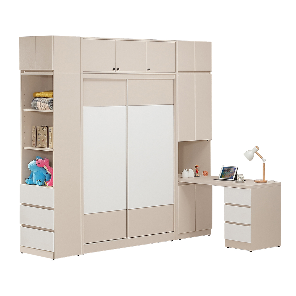 【唯熙傢俱】米娜雙色8.3x8尺臥室組, , large