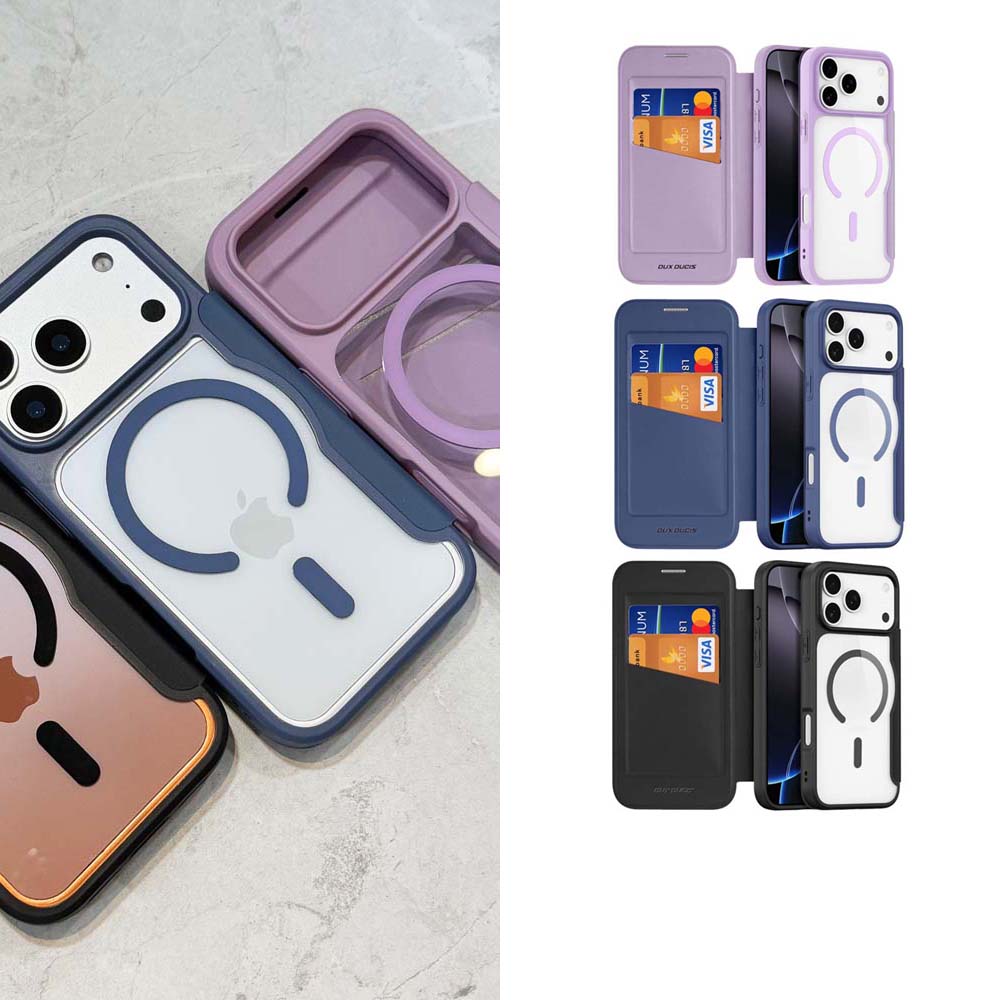 【山水之寶】DUX DUCIS iphone 17/17Air/17Pro/17Promax手機殼 防摔殼 磁吸款防摔皮套, , large