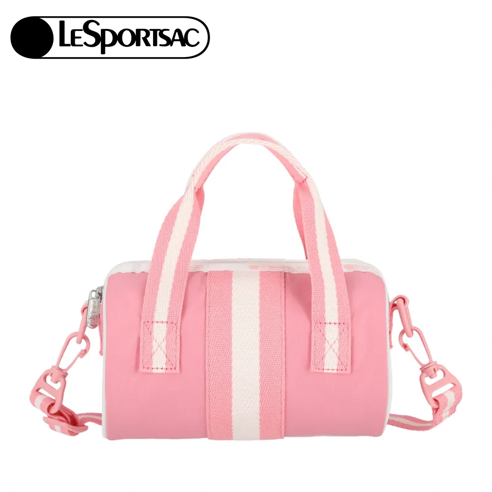 Lesportsac MINI ROLL BAG 迷你圓桶包 送禮推薦-滾邊花漾粉, , large