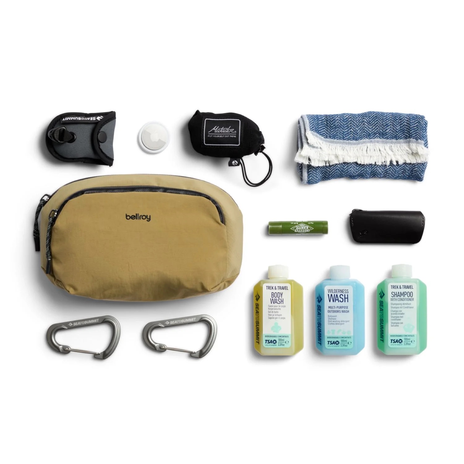 Bellroy Venture Pouch 化妝包 小物收納包 盥洗包 禮物 送禮 推薦 旅遊小包 收納 (卡其色), , large