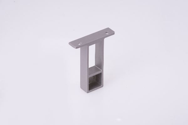 【協進五金】20方管-長腳管頭(鋅) 吊沙展粉霧鎳+噴透明膠, , large
