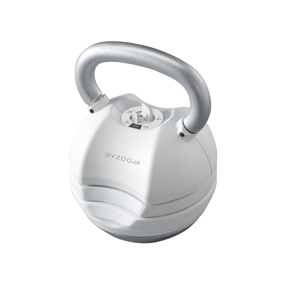 【BYZOOM FITNESS】Pure Series 22.6kg(50LB) 5段重量 可調式壺鈴, , large